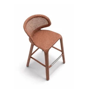 Woven Rattan Bar Stool